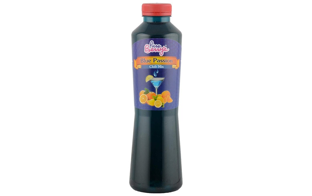 Pure Berry's Blue Passion Club Mix    Bottle  750 millilitre